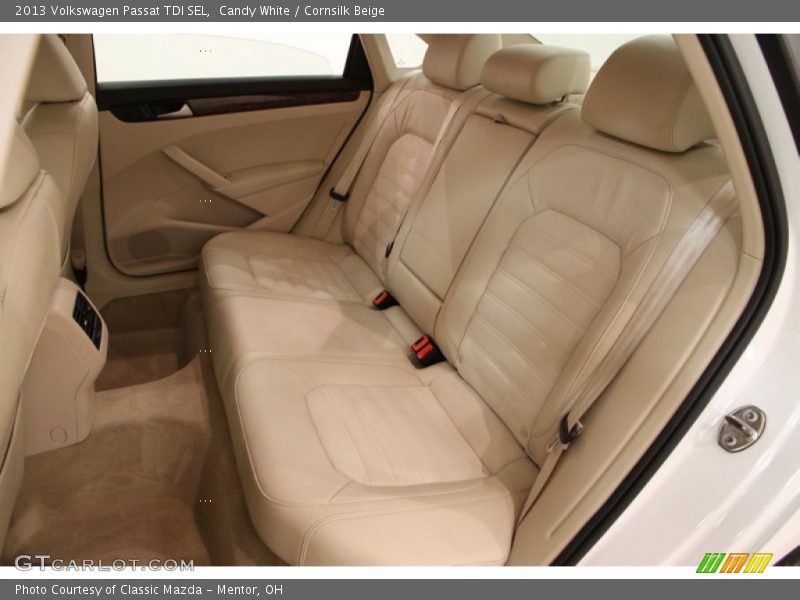 Candy White / Cornsilk Beige 2013 Volkswagen Passat TDI SEL