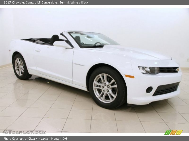 Front 3/4 View of 2015 Camaro LT Convertible