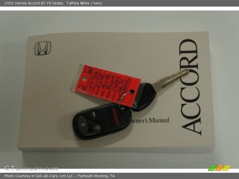 Keys of 2002 Accord EX V6 Sedan
