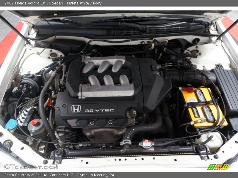  2002 Accord EX V6 Sedan Engine - 3.0 Liter SOHC 24-Valve VTEC V6