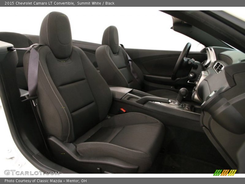 Front Seat of 2015 Camaro LT Convertible