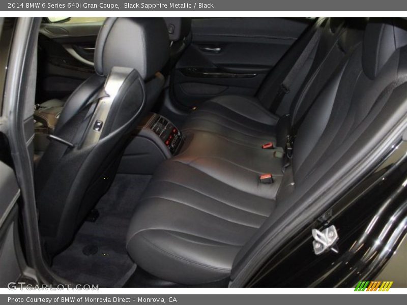 Black Sapphire Metallic / Black 2014 BMW 6 Series 640i Gran Coupe