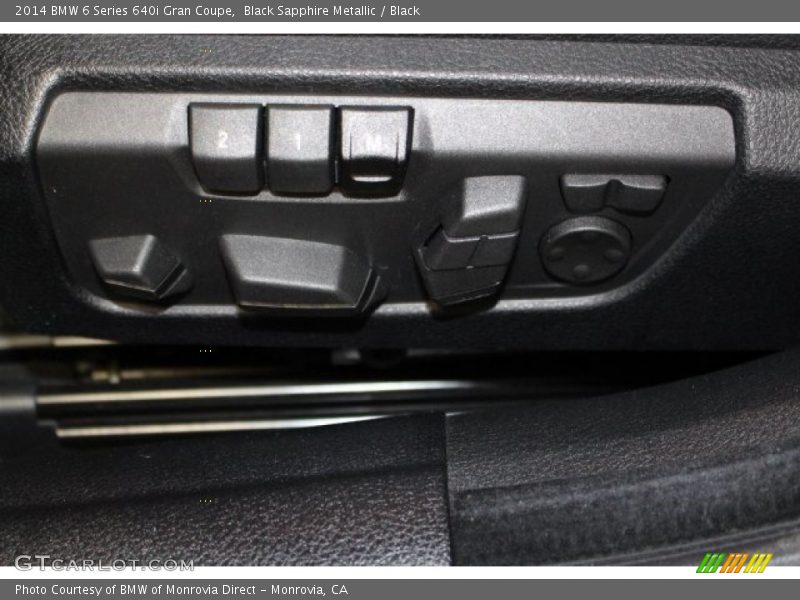 Black Sapphire Metallic / Black 2014 BMW 6 Series 640i Gran Coupe