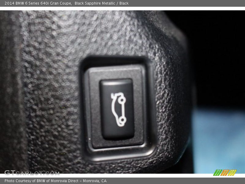 Black Sapphire Metallic / Black 2014 BMW 6 Series 640i Gran Coupe
