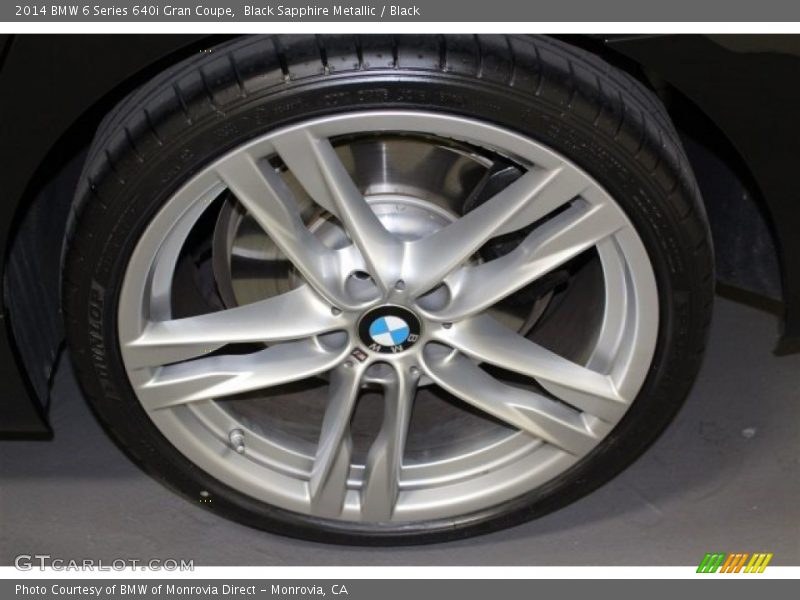 Black Sapphire Metallic / Black 2014 BMW 6 Series 640i Gran Coupe