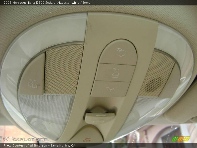 Alabaster White / Stone 2005 Mercedes-Benz E 500 Sedan
