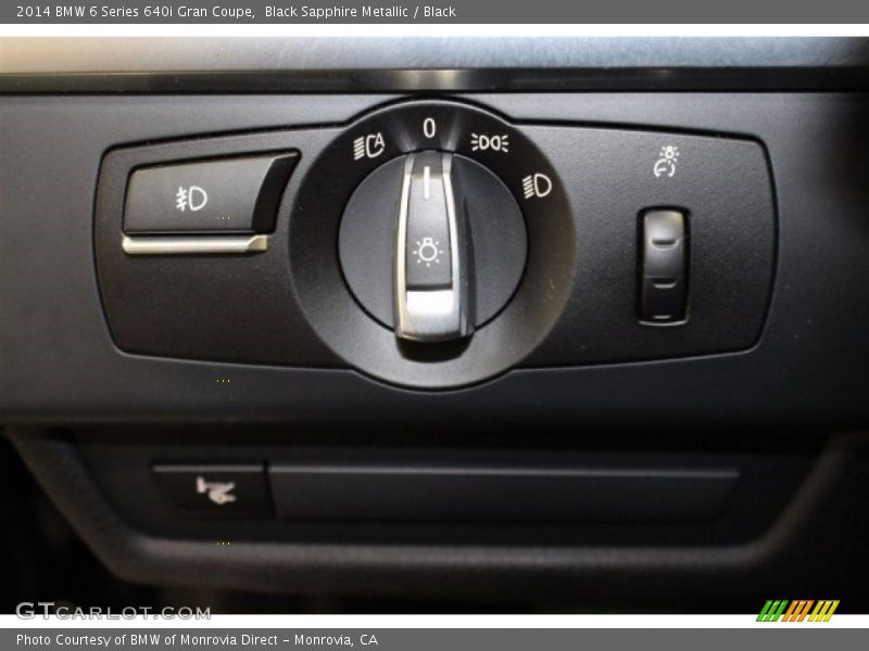 Black Sapphire Metallic / Black 2014 BMW 6 Series 640i Gran Coupe