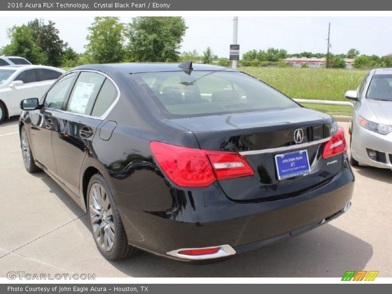 Crystal Black Pearl / Ebony 2016 Acura RLX Technology