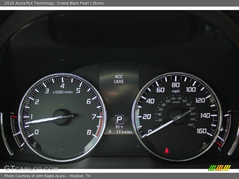 Crystal Black Pearl / Ebony 2016 Acura RLX Technology