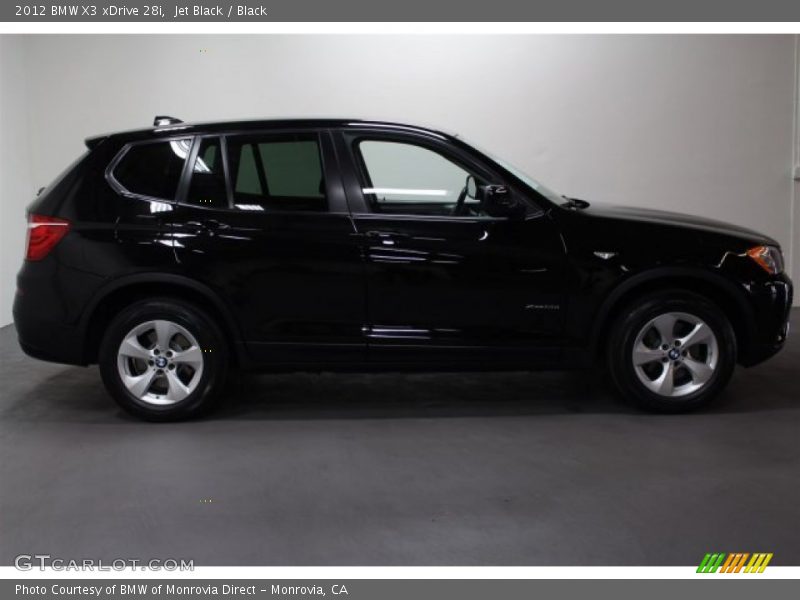 Jet Black / Black 2012 BMW X3 xDrive 28i