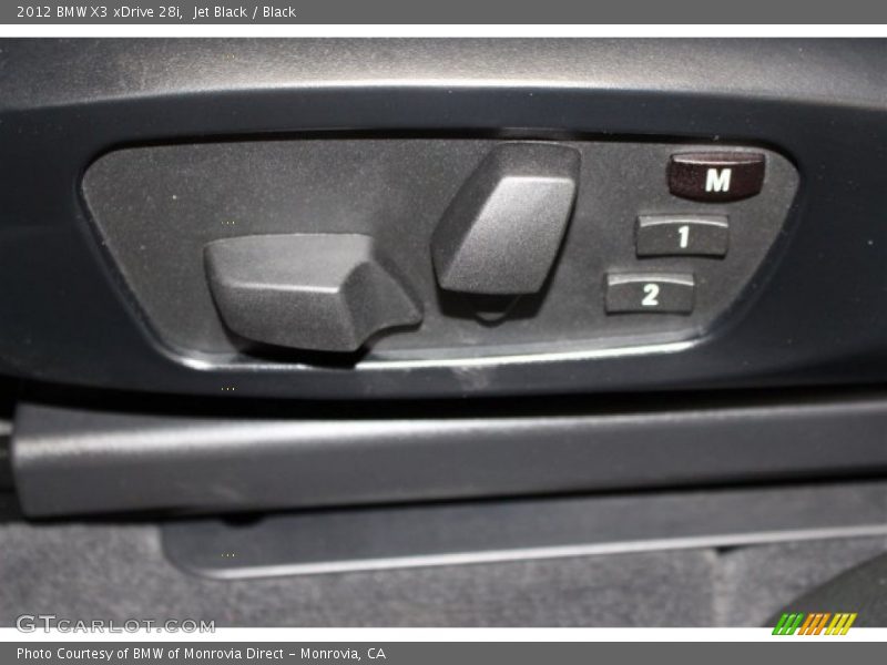 Jet Black / Black 2012 BMW X3 xDrive 28i
