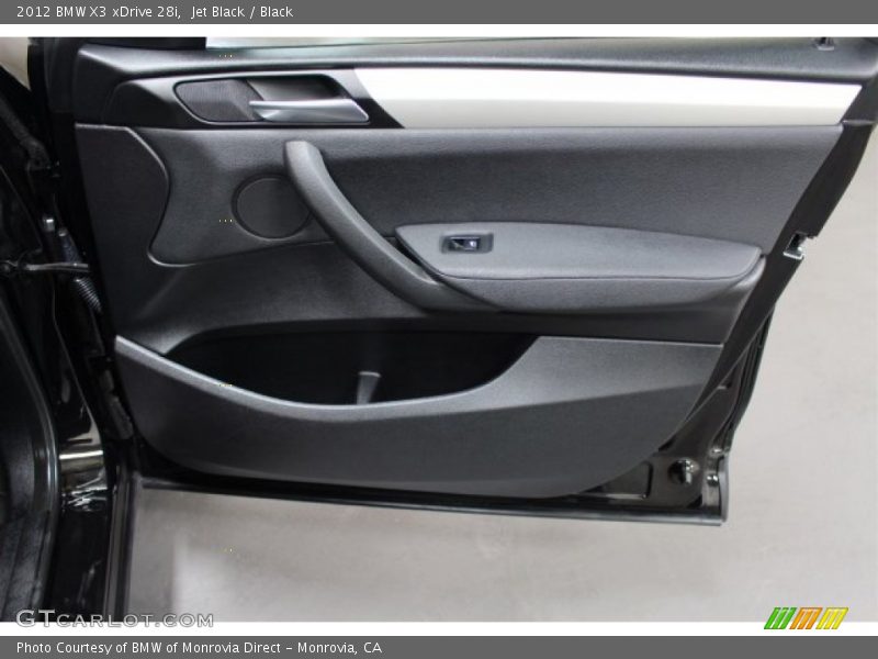 Jet Black / Black 2012 BMW X3 xDrive 28i