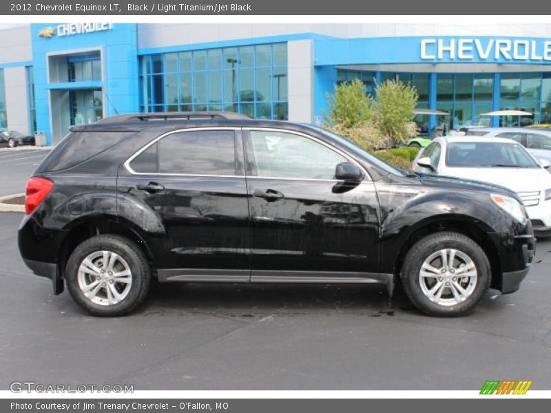 Black / Light Titanium/Jet Black 2012 Chevrolet Equinox LT