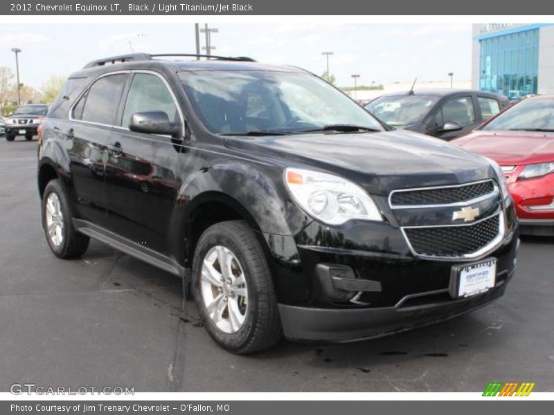Black / Light Titanium/Jet Black 2012 Chevrolet Equinox LT