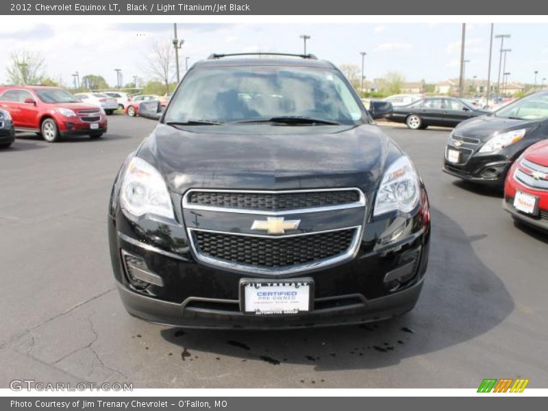 Black / Light Titanium/Jet Black 2012 Chevrolet Equinox LT