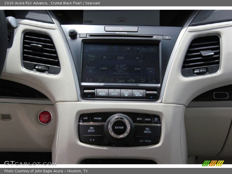 Controls of 2016 RLX Advance