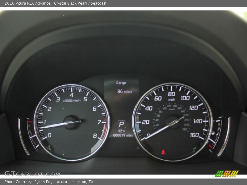 Crystal Black Pearl / Seacoast 2016 Acura RLX Advance