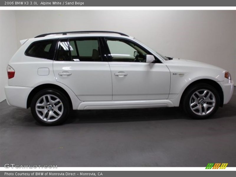 Alpine White / Sand Beige 2006 BMW X3 3.0i