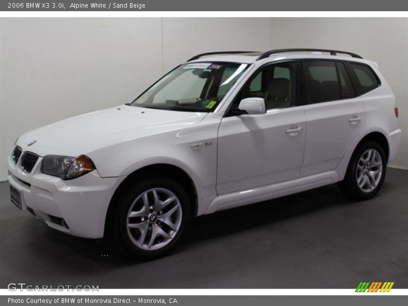 Alpine White / Sand Beige 2006 BMW X3 3.0i