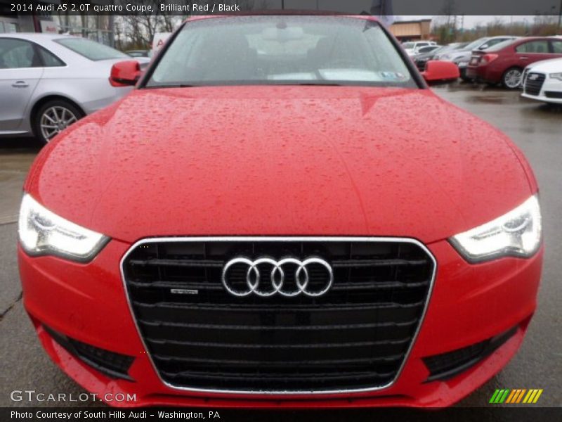 Brilliant Red / Black 2014 Audi A5 2.0T quattro Coupe