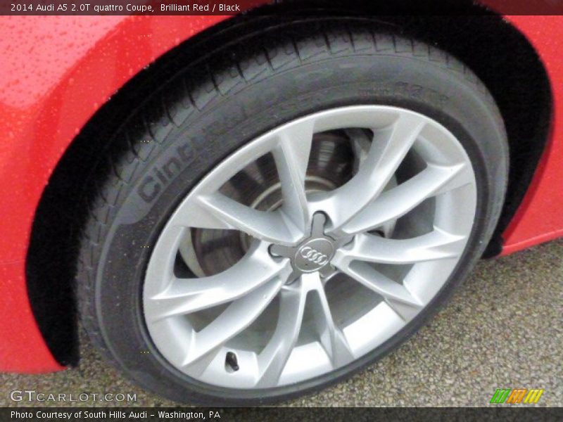 Brilliant Red / Black 2014 Audi A5 2.0T quattro Coupe