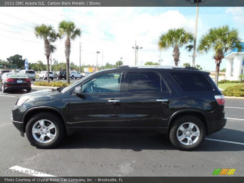 Carbon Black Metallic / Ebony 2011 GMC Acadia SLE