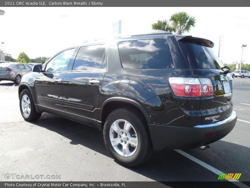 Carbon Black Metallic / Ebony 2011 GMC Acadia SLE