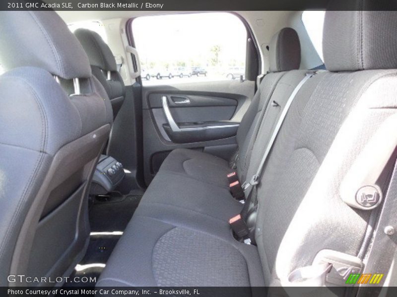 Carbon Black Metallic / Ebony 2011 GMC Acadia SLE