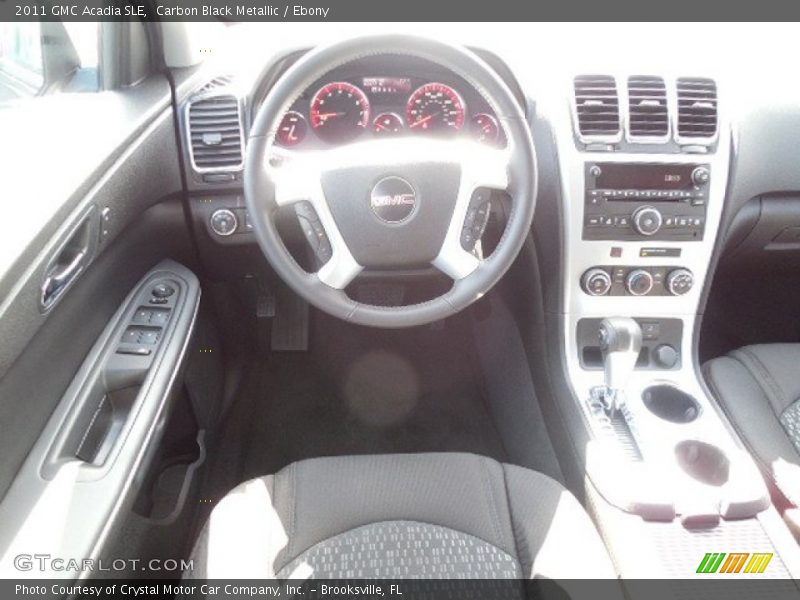 Carbon Black Metallic / Ebony 2011 GMC Acadia SLE