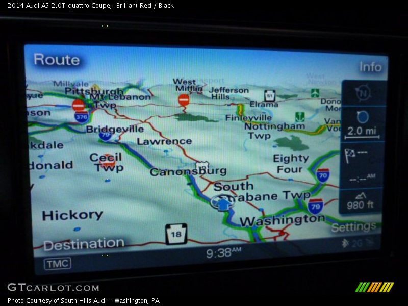 Brilliant Red / Black 2014 Audi A5 2.0T quattro Coupe