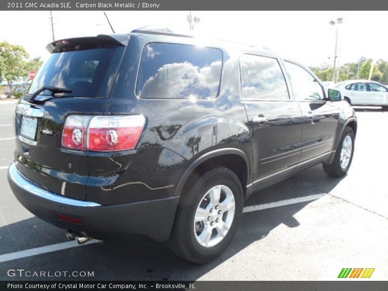Carbon Black Metallic / Ebony 2011 GMC Acadia SLE