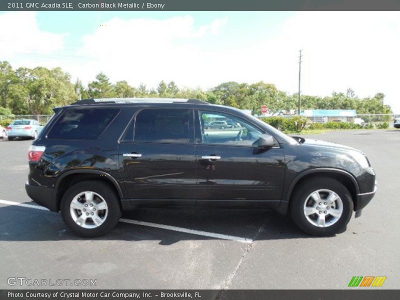 Carbon Black Metallic / Ebony 2011 GMC Acadia SLE