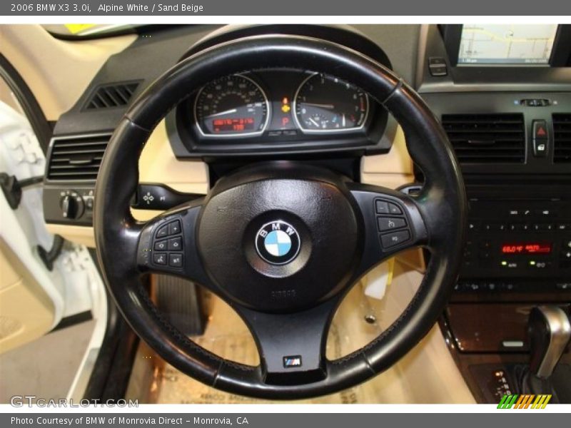 Alpine White / Sand Beige 2006 BMW X3 3.0i