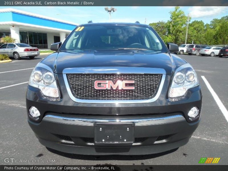 Carbon Black Metallic / Ebony 2011 GMC Acadia SLE