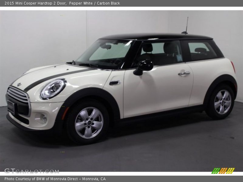 Pepper White / Carbon Black 2015 Mini Cooper Hardtop 2 Door