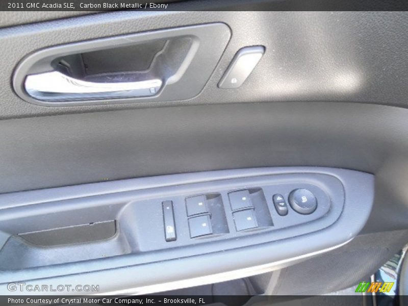 Carbon Black Metallic / Ebony 2011 GMC Acadia SLE