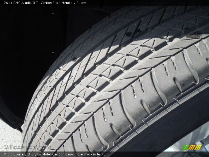 Carbon Black Metallic / Ebony 2011 GMC Acadia SLE