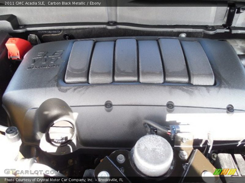 Carbon Black Metallic / Ebony 2011 GMC Acadia SLE