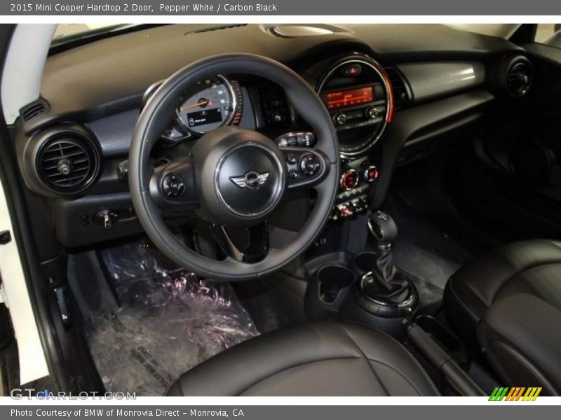 Pepper White / Carbon Black 2015 Mini Cooper Hardtop 2 Door