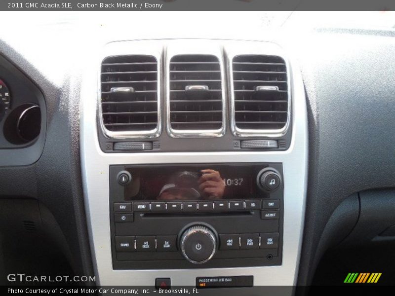 Carbon Black Metallic / Ebony 2011 GMC Acadia SLE