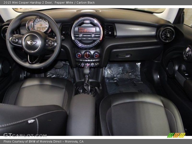 Pepper White / Carbon Black 2015 Mini Cooper Hardtop 2 Door
