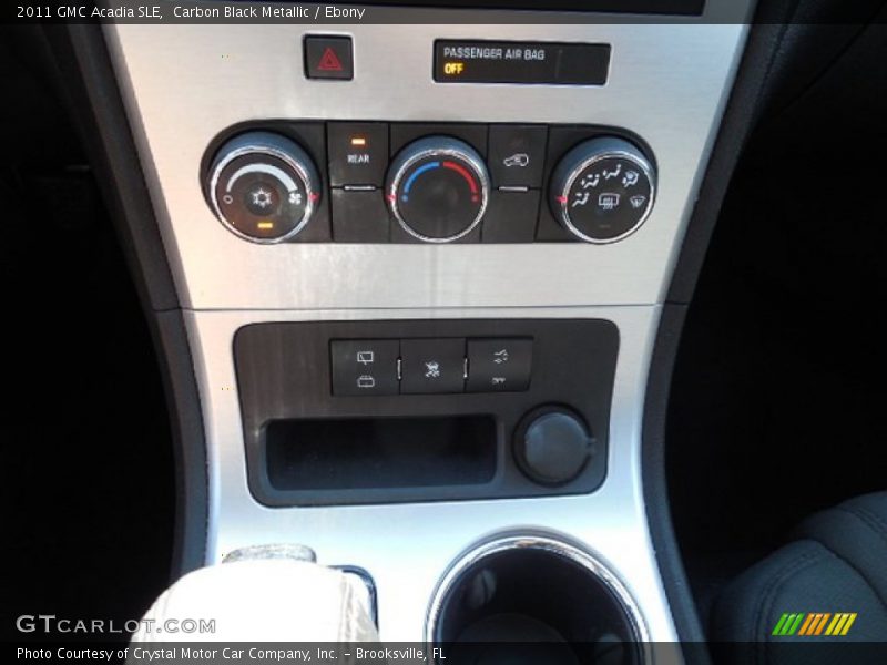 Carbon Black Metallic / Ebony 2011 GMC Acadia SLE