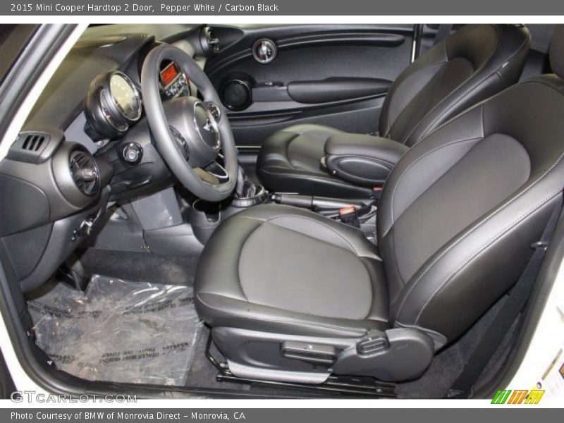 Pepper White / Carbon Black 2015 Mini Cooper Hardtop 2 Door