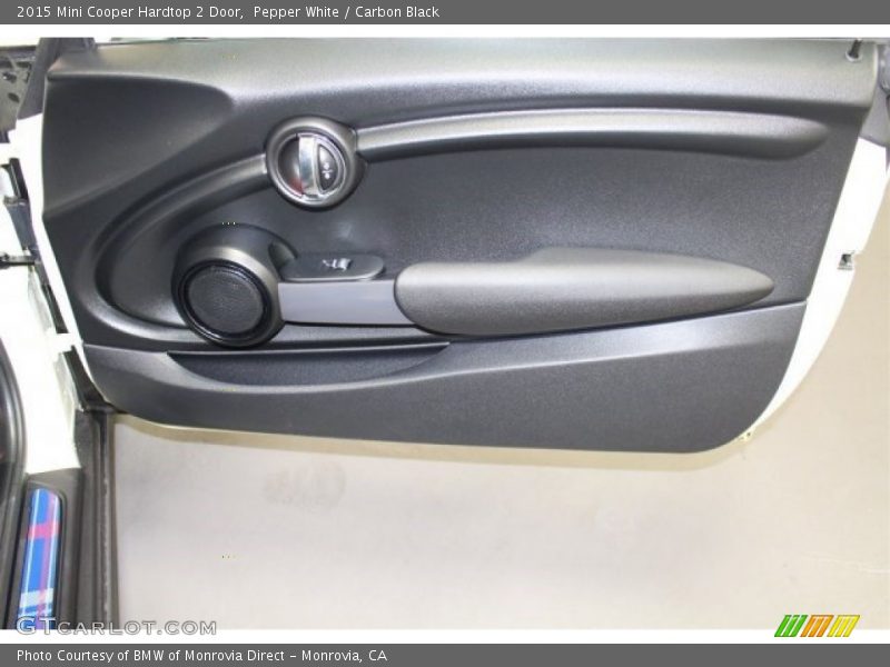 Pepper White / Carbon Black 2015 Mini Cooper Hardtop 2 Door