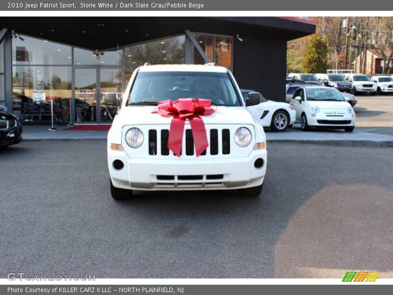 Stone White / Dark Slate Gray/Pebble Beige 2010 Jeep Patriot Sport