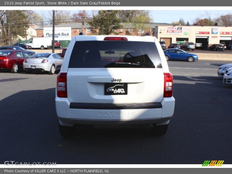Stone White / Dark Slate Gray/Pebble Beige 2010 Jeep Patriot Sport