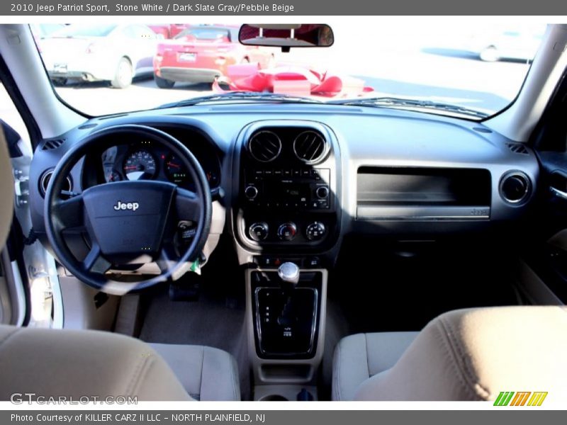 Stone White / Dark Slate Gray/Pebble Beige 2010 Jeep Patriot Sport