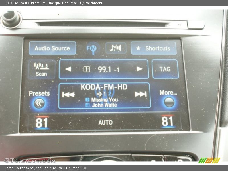 Basque Red Pearl II / Parchment 2016 Acura ILX Premium