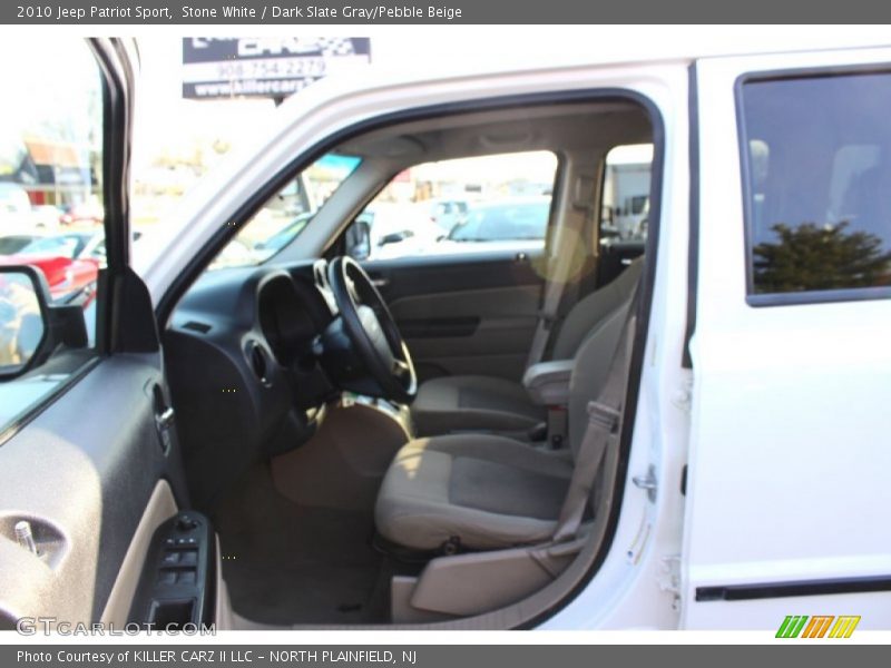Stone White / Dark Slate Gray/Pebble Beige 2010 Jeep Patriot Sport
