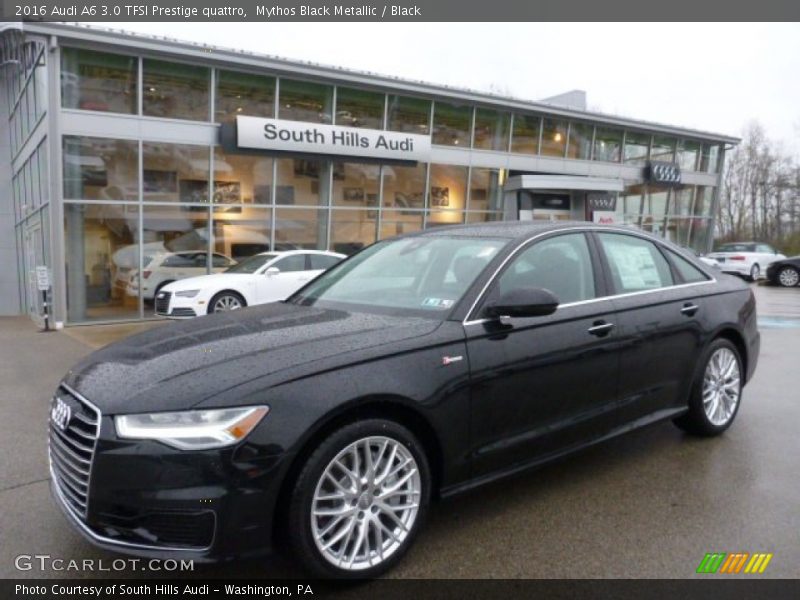 Mythos Black Metallic / Black 2016 Audi A6 3.0 TFSI Prestige quattro